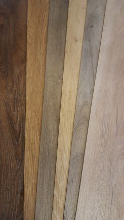 Diverse stalen PVC-vloer