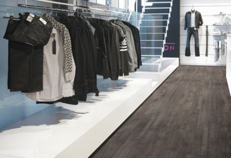 PVC-vloer winkel